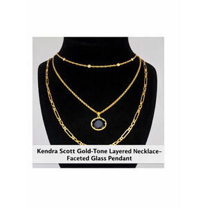 Kendra Scott Davie Gold Vermeil Triple Strand Necklace